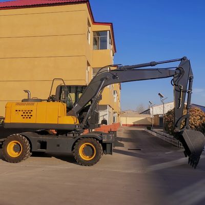4WD آلة الحفار الصغيرة 0.6m3 دلو آلة حفارة صغيرة