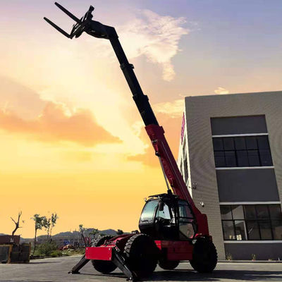 4ton رافعة شوكية تلسكوبية وضعين للعجلتين سهلة الاستخدام