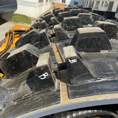 12ton الاهتزاز الطريق الرول آلة الإلكترونية الاهتزازية مزدوجة الأسطوانة الأسطوانة