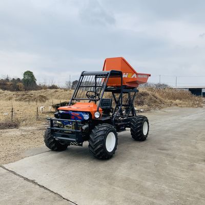 800KG ميني 4 عجلة Tractor Synchromesh Transmission Electric Farm Tractor