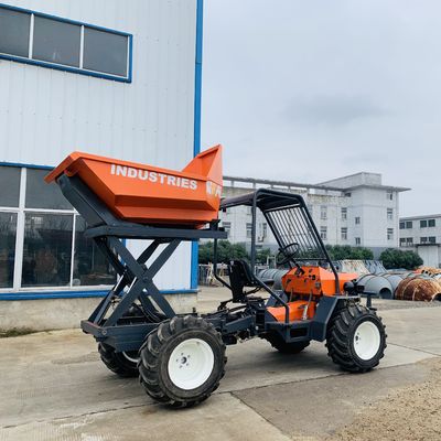 800KG ميني 4 عجلة Tractor Synchromesh Transmission Electric Farm Tractor