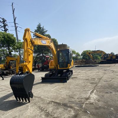 2200kw حفارة مجنزرة صغيرة اللون الأصفر مايكرو حفارة صغيرة