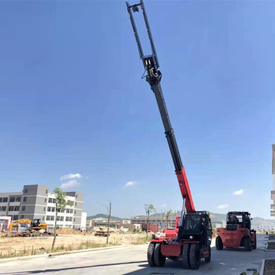 جامدة تعليق تلسكوبي تلسكوبي مقود 10ton عجلة القيادة الخلفية