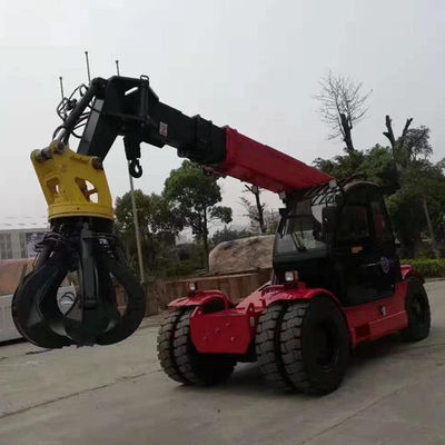 10ton تلسكوبي كرين لودر ميني عجلة أمامي محرك منخفض الضوضاء