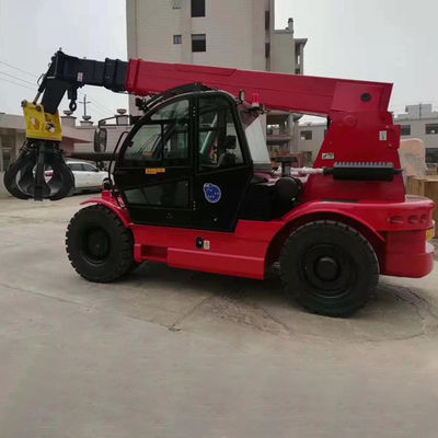 10ton تلسكوبي كرين لودر ميني عجلة أمامي محرك منخفض الضوضاء