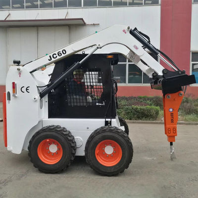 CE لودر انزلاقي صغير 4WD سعة عالية للبناء