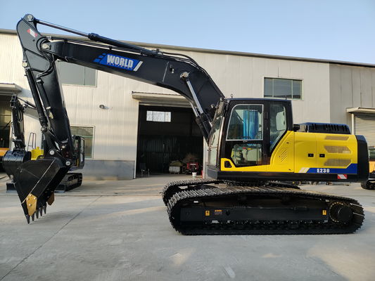 حفارة مجنزرة هيدروليكية Cummins 1cbm 22 طن 9-11m كحد أقصى. حفر دائرة نصف قطرها البلدية