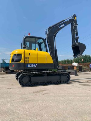 حفار صغير مجنزر 5.8 * 2.0 * 2.1 م كحد أقصى. نصف قطر الحفر 6.1 م مشابه لـ Komatsu PC60