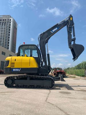آلة حفر مدمجة بقوة حفر دلو 40.2KN مكافئة لـ Komatsu PC60