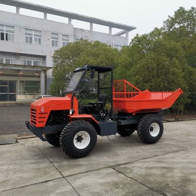 35HP 4 * 4 Wheel Drive 11L زيت النخيل جرار مع 4 * 2 محرك خلفي ناقل الحركة
