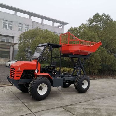 35HP 4 * 4 Wheel Drive 11L زيت النخيل جرار مع 4 * 2 محرك خلفي ناقل الحركة