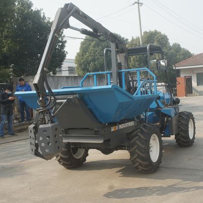 1325mm فتح الكابينة زيت النخيل آلة حصاد الوزن 1250kg مع كلاب