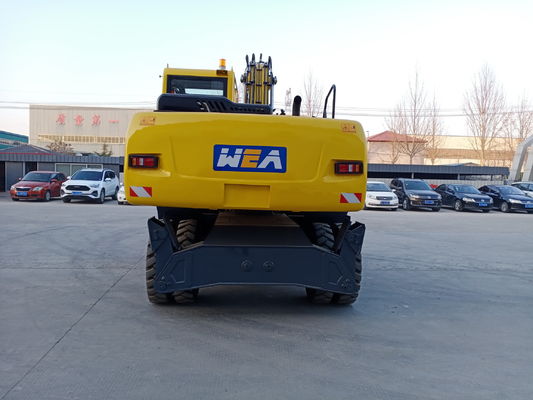 YUCHAI/YC4D125 محرك محرك محفر صغير ذو عجلات مع وزن تشغيل 15300kg