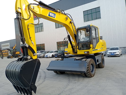 YUCHAI/YC4D125 محرك محرك محفر صغير ذو عجلات مع وزن تشغيل 15300kg