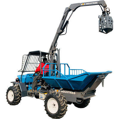 المحور الأمامي 4WD جرار زيت النخيل قاعدة العجلات 2150mm والمحور الخلفي 4WD