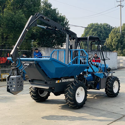 المحور الأمامي 4WD جرار زيت النخيل قاعدة العجلات 2150mm والمحور الخلفي 4WD