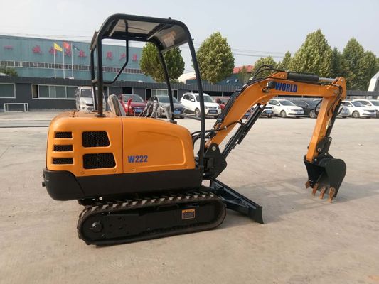الحفرة المضغوطة الصغيرة مع عمق قطع الشفرة 310mm 2200kg دلو 0.1-0.3cbm