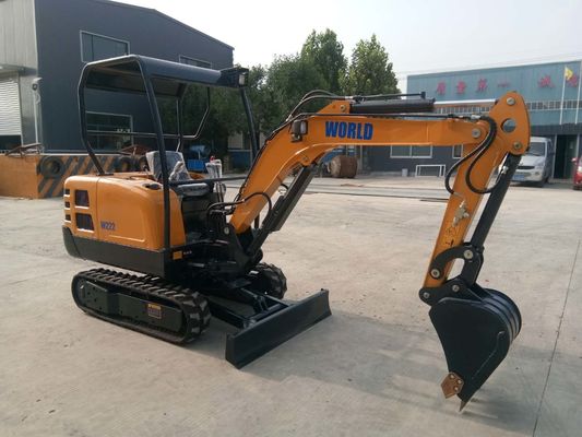 الحفرة المضغوطة الصغيرة مع عمق قطع الشفرة 310mm 2200kg دلو 0.1-0.3cbm