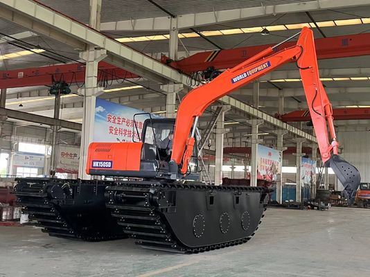 حفرة برمائية HK150SD مع 0.25 إلى 0.5 م3 آلة تنظيف النهر