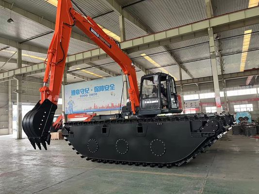 حفرة برمائية HK150SD مع 0.25 إلى 0.5 م3 آلة تنظيف النهر