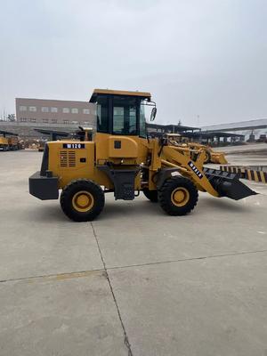 لودر بعجلات صغير 1 طن 2 طن يستخدم للبناء والمحاجر الصغيرة، سعة الجرافة 0.6 متر مكعب 0.8 متر مكعب