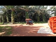 المحور الأمامي 4WD جرار زيت النخيل قاعدة العجلات 2150mm والمحور الخلفي 4WD